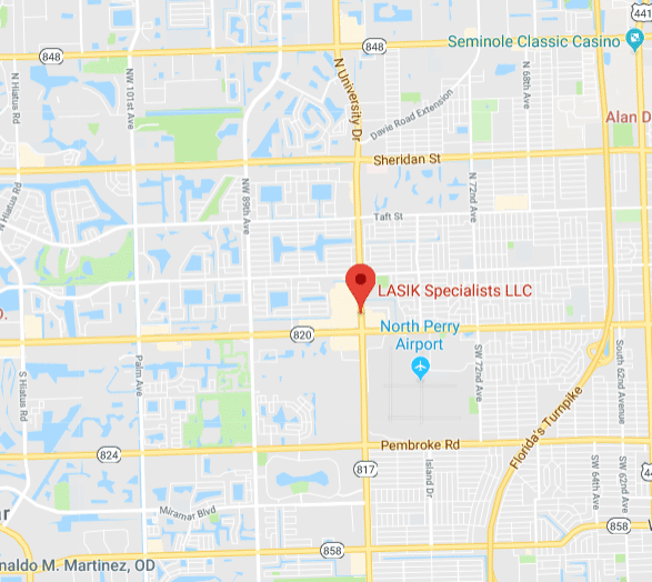 Fort Lauderdale map
